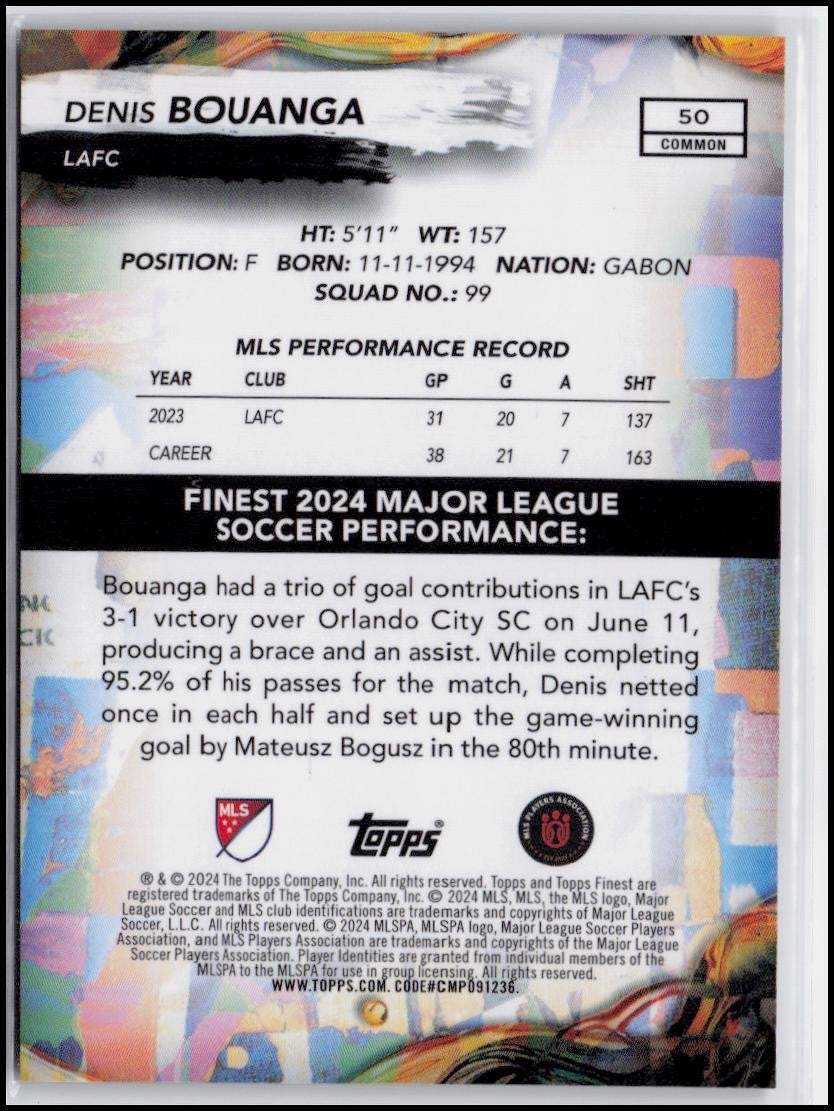2024 Finest MLS #50 Denis Bouanga