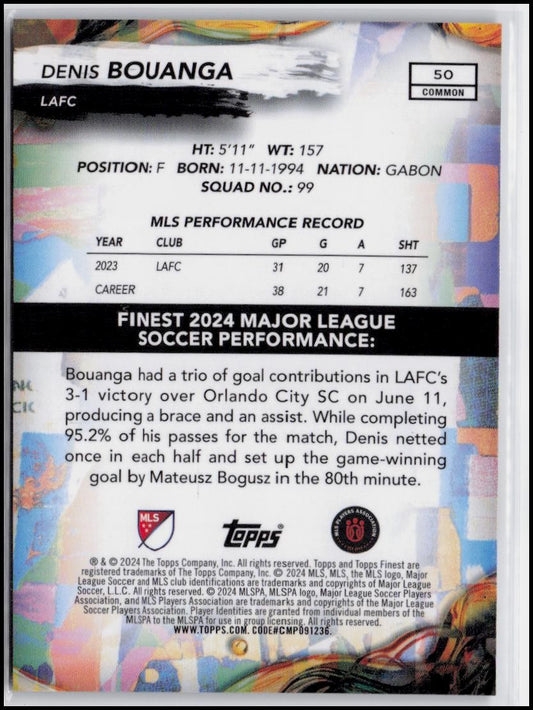2024 Finest MLS #50 Denis Bouanga