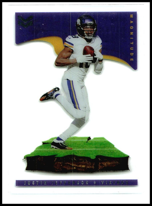 2021 Panini Chronicles Magnitude #MAG-29 Justin Jefferson Minnesota Vikings
