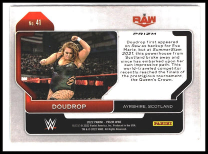 Doudrop #41 2022 Panini Prizm WWE Green