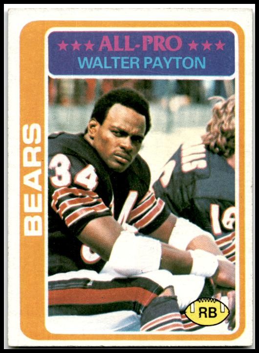 1978 Topps #200 Walter Payton Chicago Bears