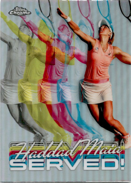 2024 Topps Chrome Tennis Served #SER-BH Beatriz haddad Maia