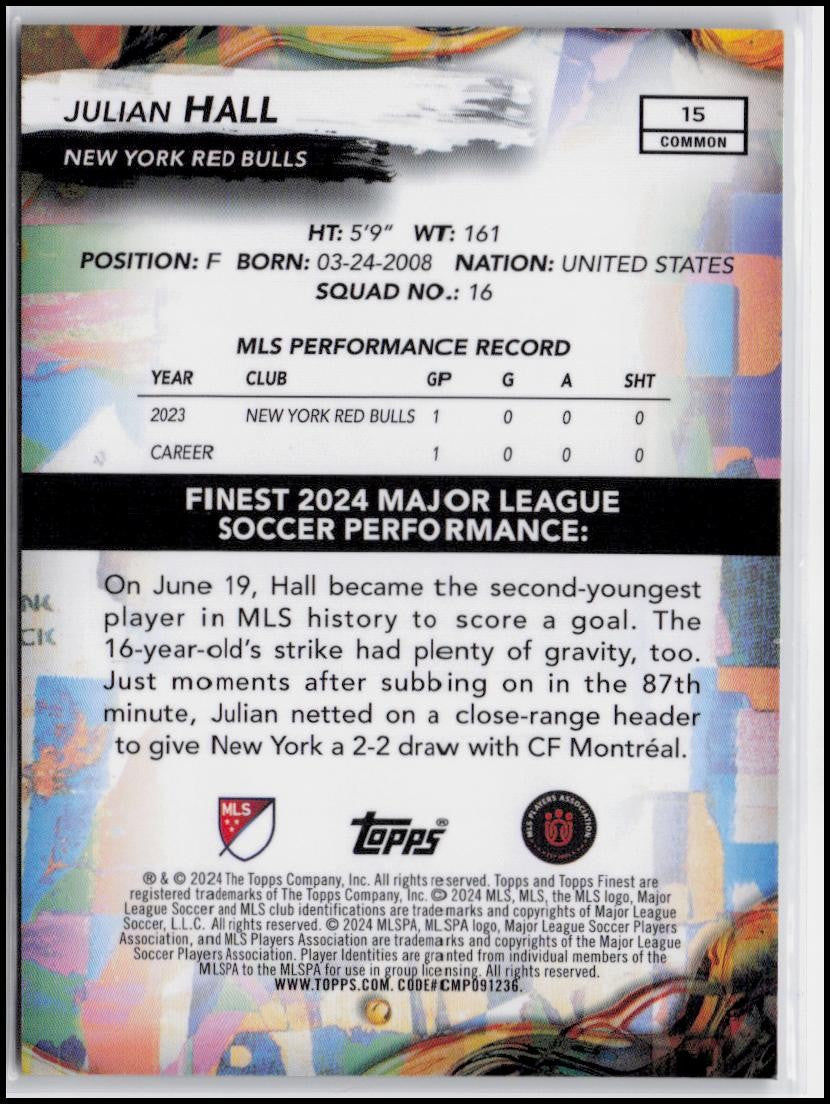 2024 Finest MLS #15 Julian Hall