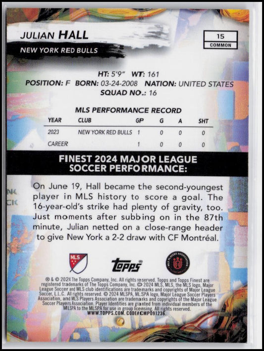 2024 Finest MLS #15 Julian Hall