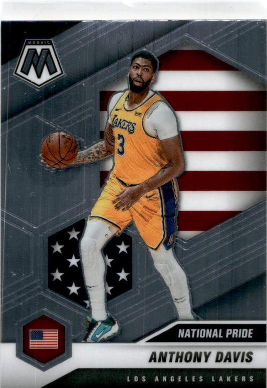 2020-21 Panini Mosaic #250 Anthony Davis Los Angeles Lakers