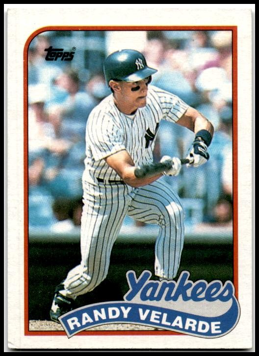 1989 Topps #584 Randy Velarde New York Yankees