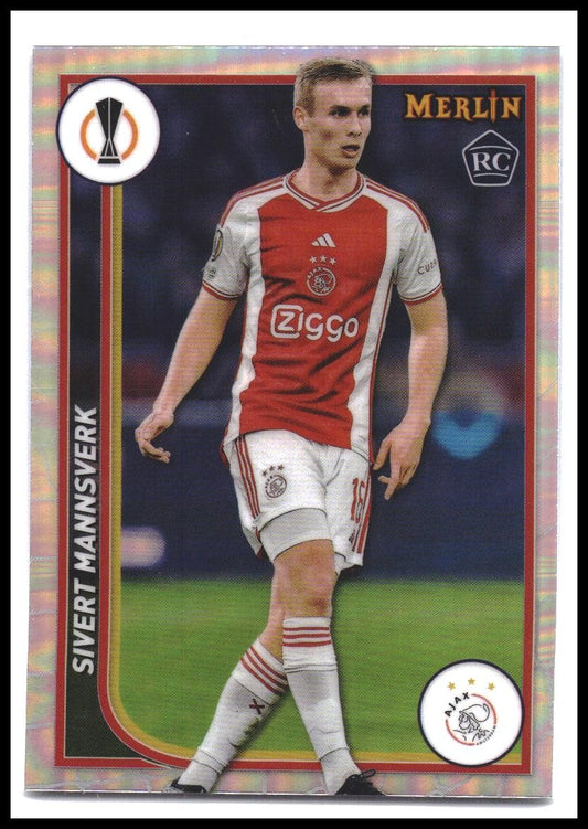 2023-24 Merlin UEFA Club Competitions #7 Sivert Mannsverk Refractor