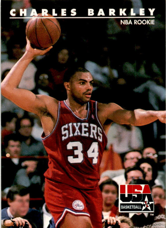 1992 SkyBox USA #2 Charles Barkley USA