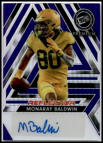 2024 Press Pass Premium Auto Prismatic Purple #BA-MB2 Monaray Baldwin Auto
