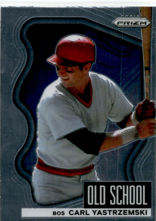 2022 Panini Prizm Old School #OS-8 Carl Yastrzemski Boston Red Sox