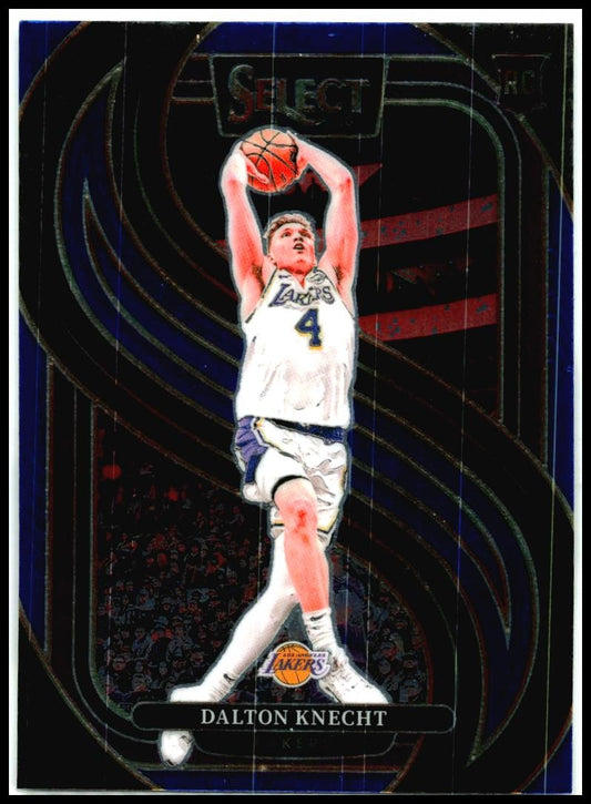2024-25 Panini Select blue #186 Dalton Knecht Rookie Los Angeles Lakers