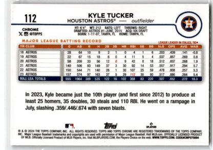 2024 Topps Pink Refractor #551 Kyle Tucker Houston Astros