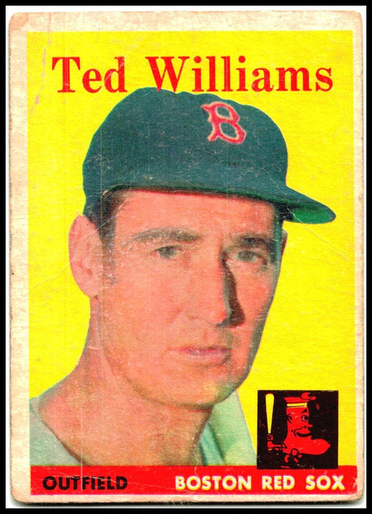 1958 Topps #1 Ted Williams Boston Red Sox