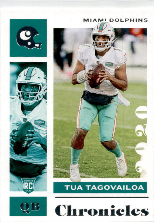 2020 Panini Chronicles #60 Tua Tagovailoa Rookie Miami Dolphins