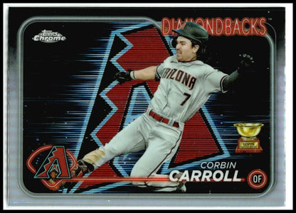 2024 Topps Chrome Lightboard Logo Refractors #267 Corbin Carroll Arizona