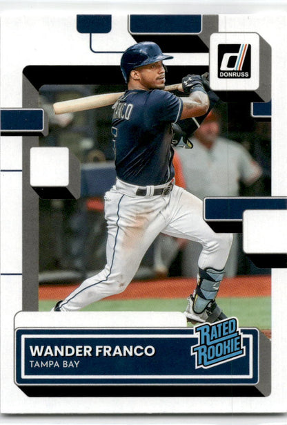 2022 Donruss #34 Wander Franco Rookie Tampa Bay Rays