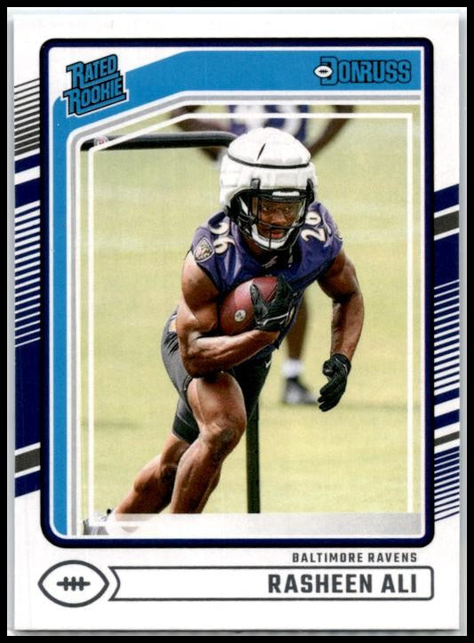 2024 Donruss #347 Rasheen Ali Rookie Baltimore Ravens