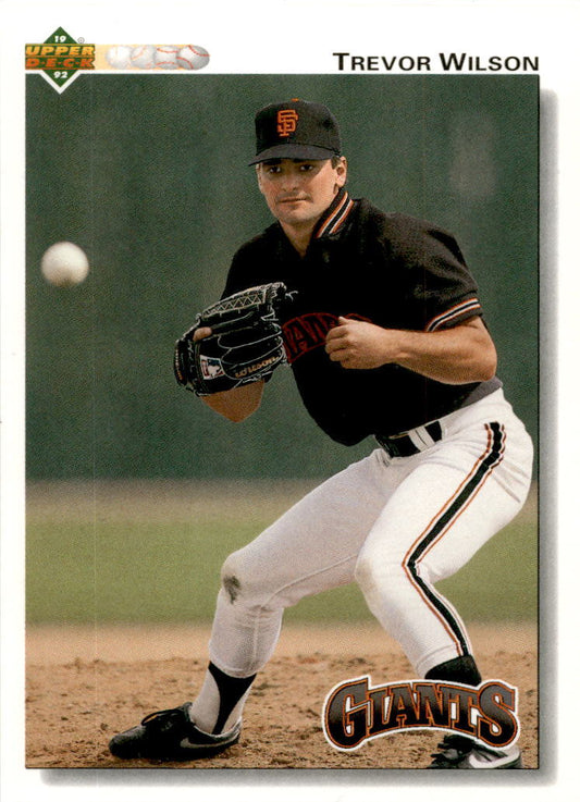 1992 Upper Deck #337 Trevor Wilson San Francisco Giants