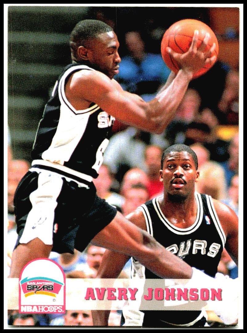 1993-94 Hoops #201 Avery Johnson San Antonio Spurs