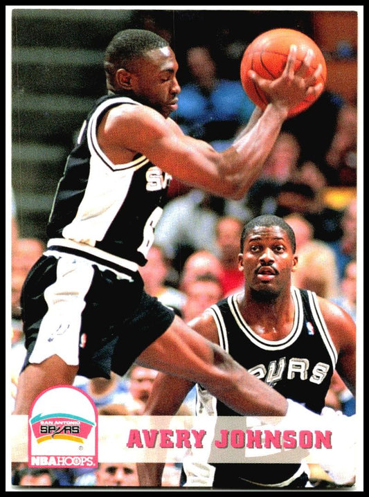 1993-94 Hoops #201 Avery Johnson San Antonio Spurs