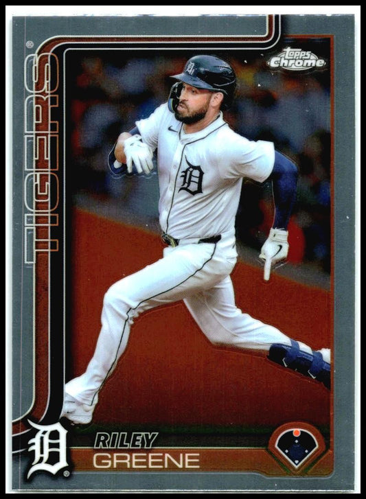 2025 Topps Chrome #34 Riley Greene Tigers