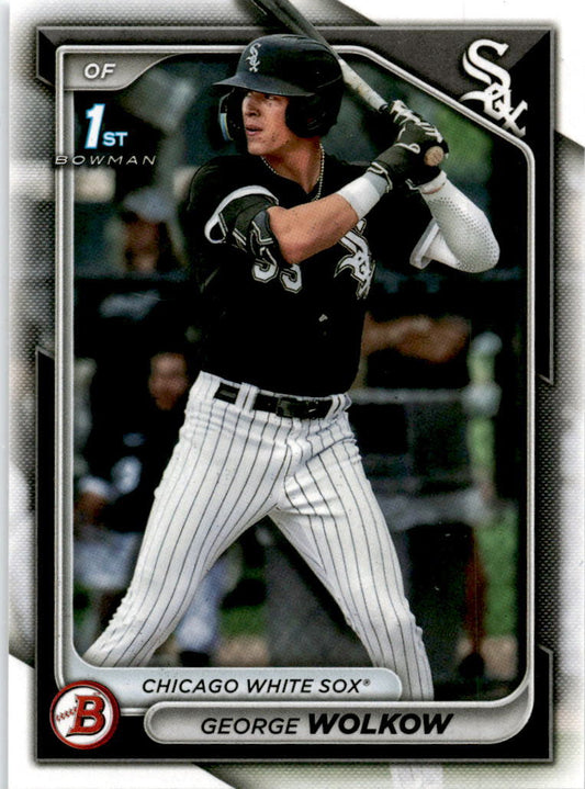 2024 Bowman Prospects #BP-144 George Wolkow Chicago White Sox