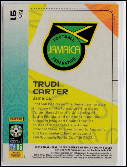 2023 Donruss FIFA Women's World Cup #91 Trudi Carter