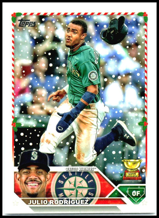 2023 Topps Holiday #H26 Julio Rodríguez Seattle Mariners