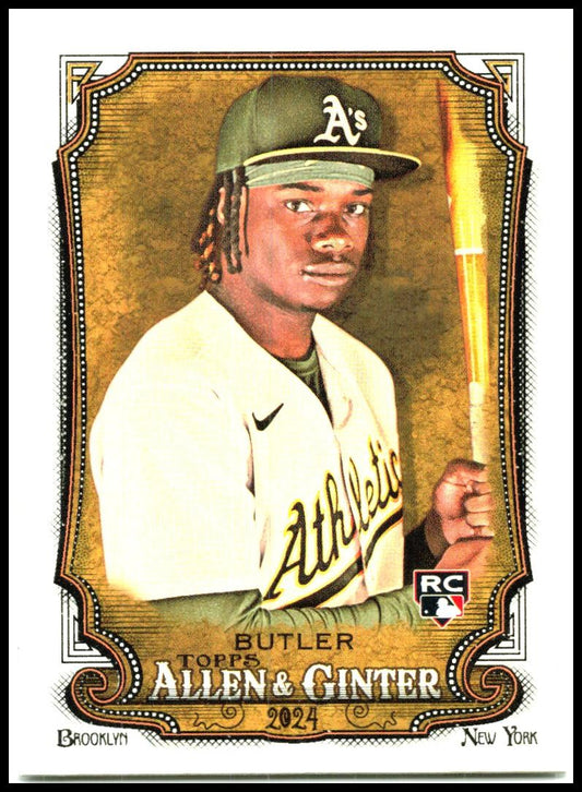 2024 Topps Allen & Ginter #57 Lawrence Butler Rookie Oakland Athletics