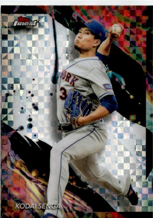 2024 Topps Finest Checkerboard Refractors #144 Kodai Senga New York Mets