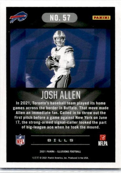2021 Panini Illusions #57 Josh Allen Buffalo Bills