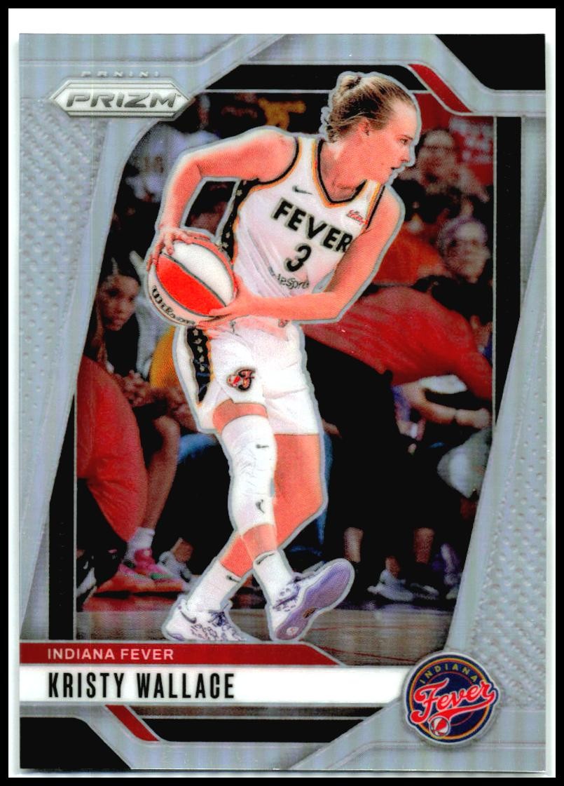 2024-25 Panini Prizm WNBA Silver #133 Kristy Wallace Fever