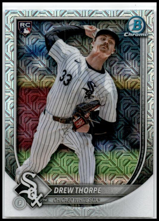 2025 Bowman Mojo Refractor #8 Drew Thorpe White Sox