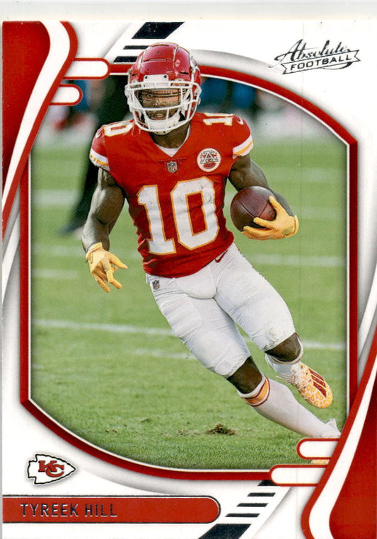2021 Panini Absolute #2 Tyreek Hill Kansas City Chiefs