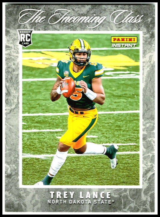 2021 Panini Instant The Incoming Class #IC-TR Trey Lance Chargers