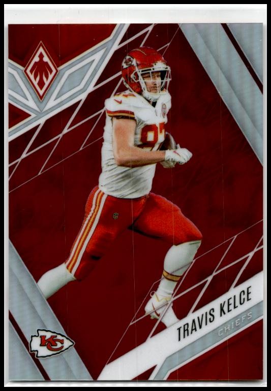 2022 Panini Phoenix Red #42 Travis Kelce #/250 Kansas City Chiefs