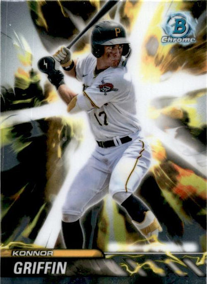 2024 Bowman Draft Chrome Plasma Power #PP-10 Konnor Griffin Pittsburgh Pirates