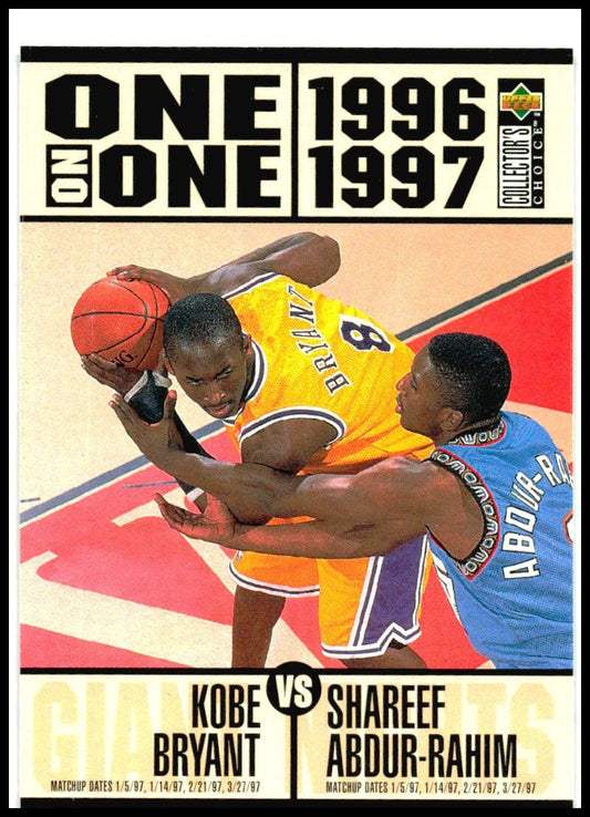 1996-97 Collector's Choice #361 Kobe Bryant