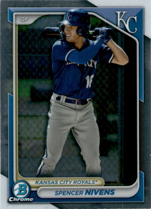 2024 Bowman #BCP-37 Spencer Nivens Kansas City Royals