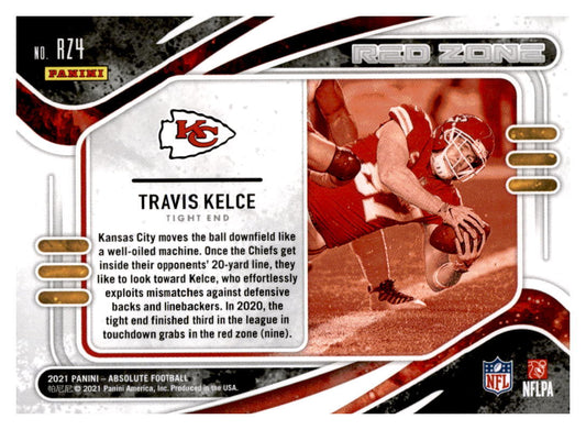 2021 Panini Absolute #RZ4 Travis Kelce