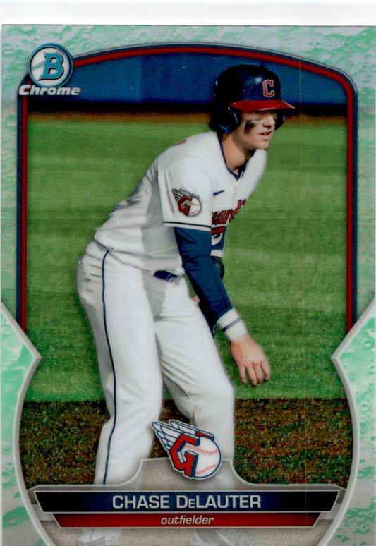 2023 Bowman Chrome Prospects Lunar Glow Refractors #BCP-103 Chase DeLauter