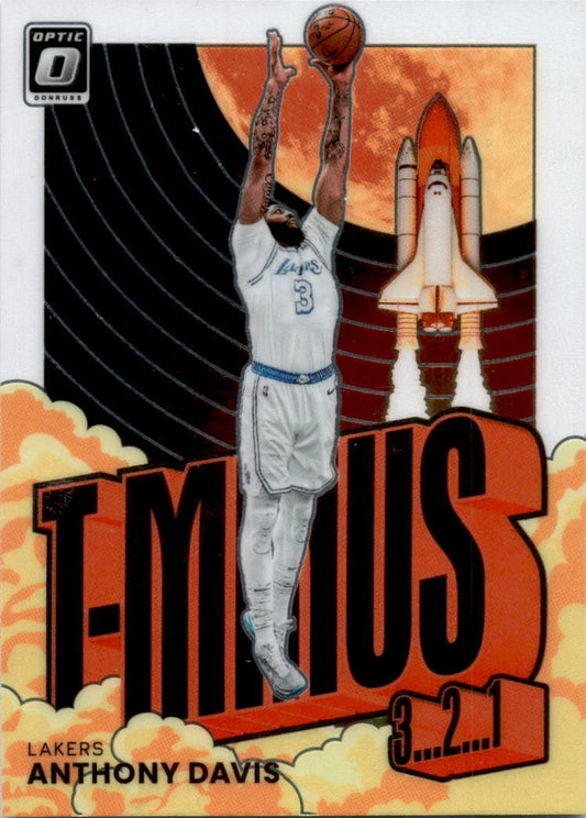 2021-22 Donruss Optic T-Minus 3...2...1... #4 Anthony Davis Los Angeles Lakers