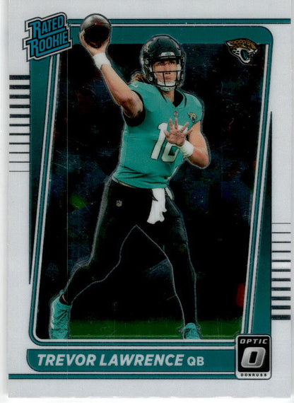 2021 Donruss Optic #201 Trevor Lawrence Rookie Jacksonville Jaguars
