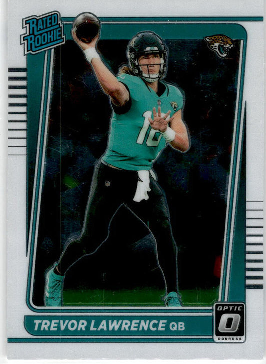 2021 Donruss Optic #201 Trevor Lawrence Rookie Jacksonville Jaguars