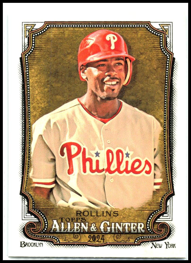 2024 Topps Allen & Ginter #103 Jimmy Rollins Philadelphia Phillies