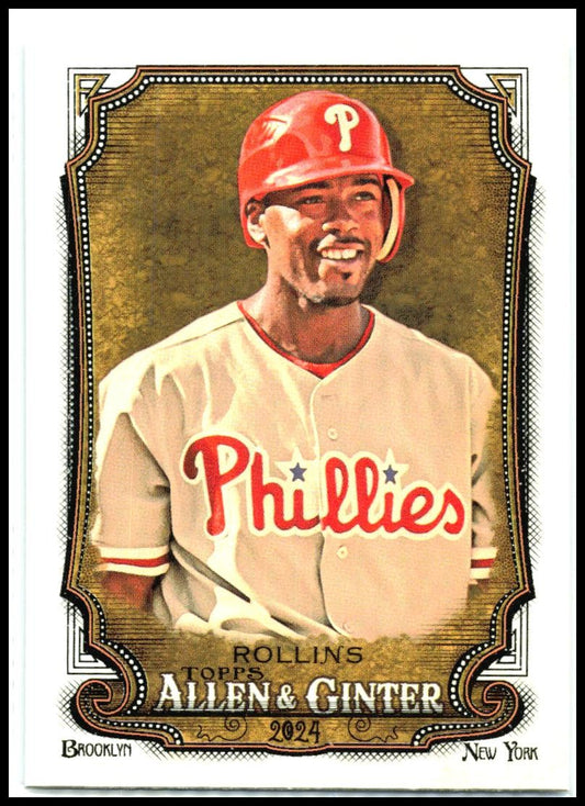 2024 Topps Allen & Ginter #103 Jimmy Rollins Philadelphia Phillies