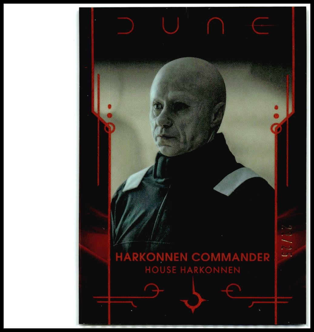 2024 Dune Chrome® - Hobby Box Orange Refractor /25 ##27 Harkonnen Commander