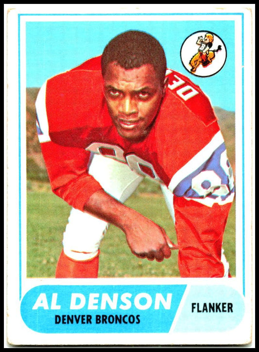 1968 Topps #121 Al Denson Denver Broncos