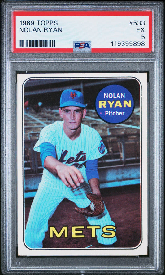 1969 Topps #533 Nolan Ryan