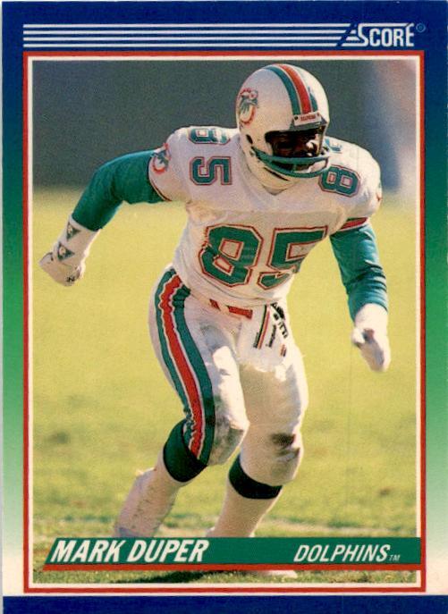 1990 Score #401 Mark Duper Miami Dolphins